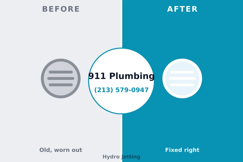 Before and after: plumbing repair Clifton, IL
